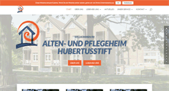 Desktop Screenshot of hubertusstift-willich.de